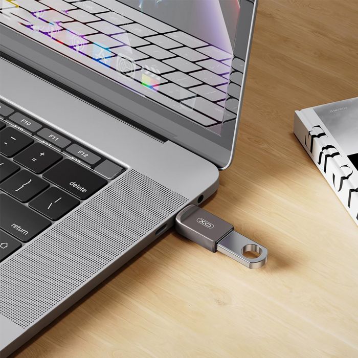 Адаптер XO USB Type-C - Lightning (F/M) Grey (NB281B-СA.tranish)
