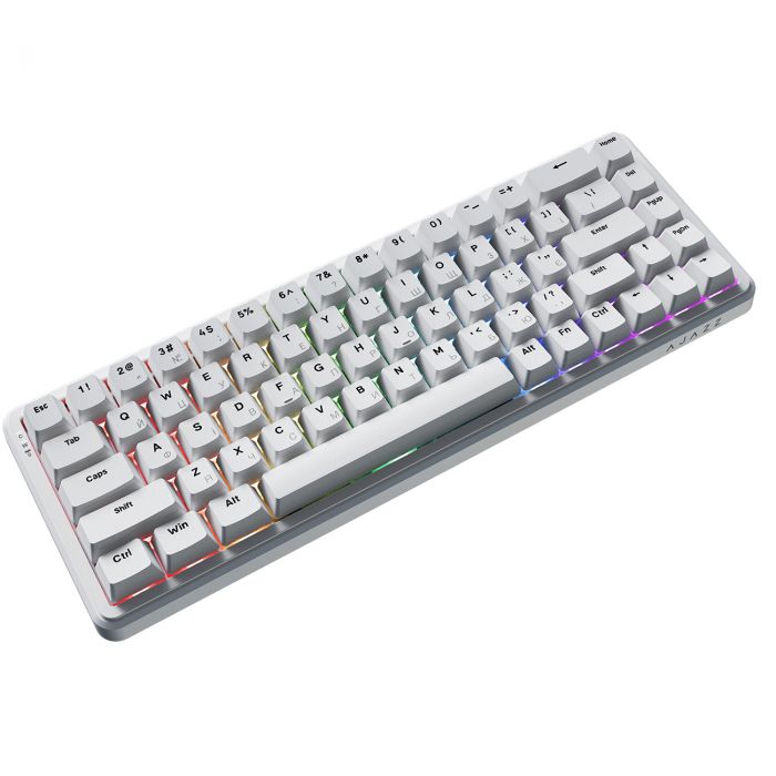 Клавіатура Ajazz AK680 Max Magnetic Switch White (AK680-WM-W-A)