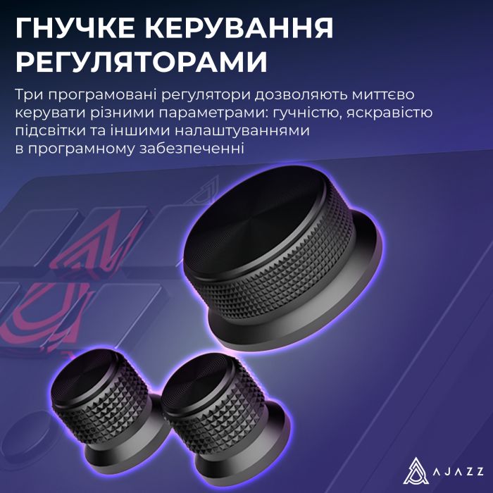 Контролер для стримінгу Ajazz AKP03E USB Black