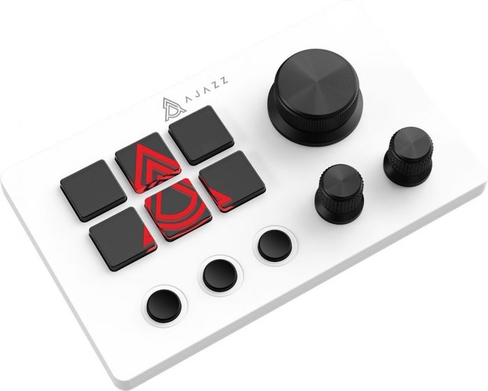 Контролер для стримінгу Ajazz AKP03E USB White