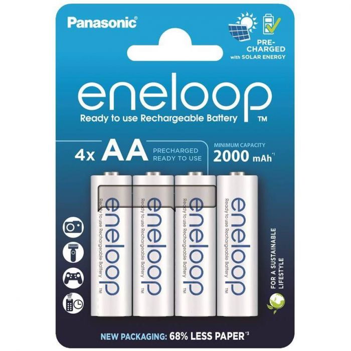 Акумулятори Panasonic Eneloop AA/HR06 NI-MH 2000 mAh BL 4 шт 