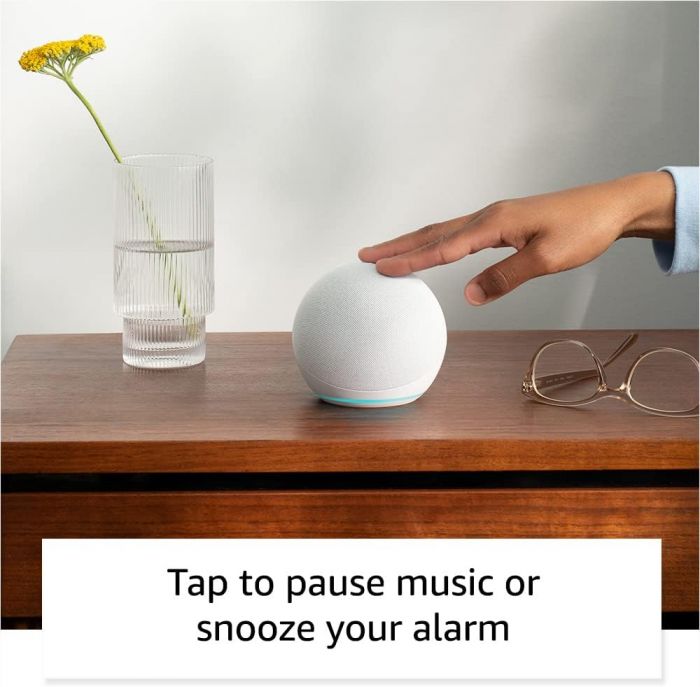 Акустична система Amazon Echo Dot (5th Gen) Smart Speaker with Alexa Glacier White_US