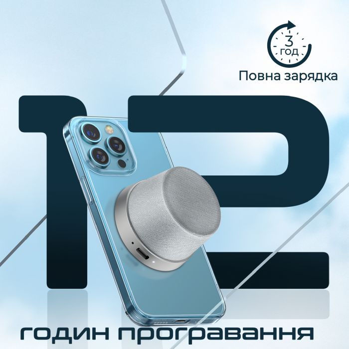 Акустична система Promate Punch 3W Silver