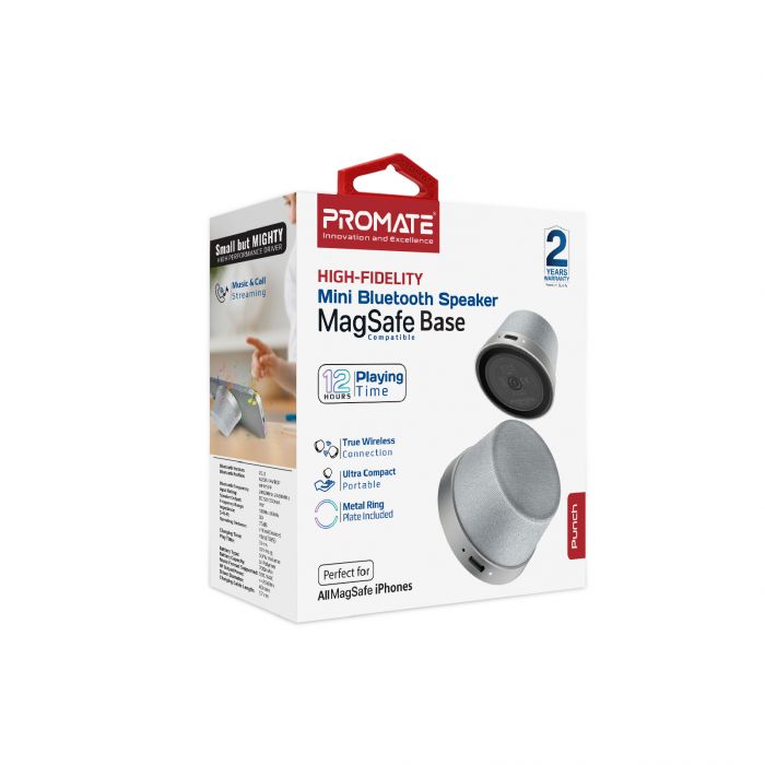 Акустична система Promate Punch 3W Silver