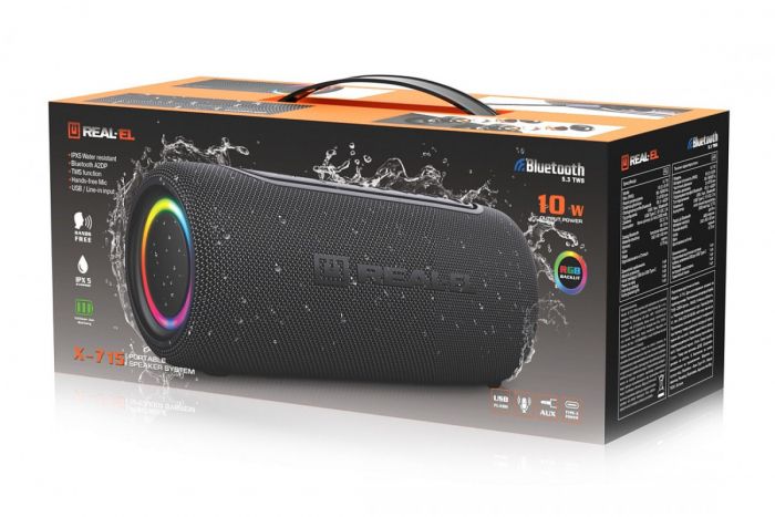 Акустична система REAL-EL X-715 Black
