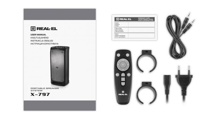Акустична система REAL-EL X-797 Black
