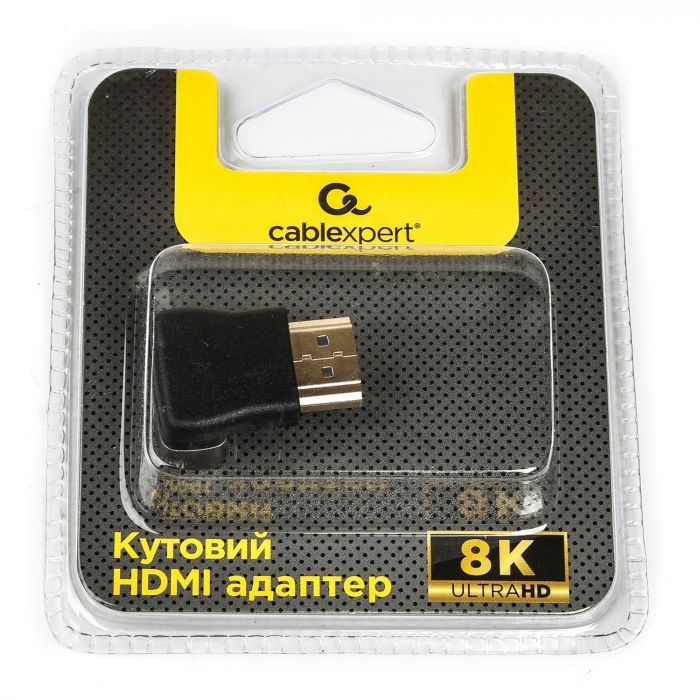 Адаптер Cablexpert HDMI - HDMI V 2.1 (F/M), Black (AP-HDMI8K270-FML)