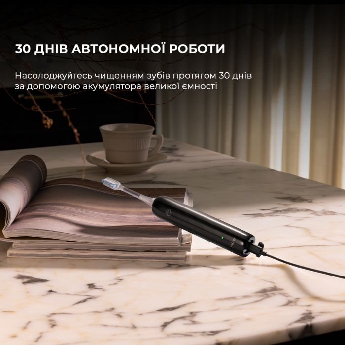 Зубна електрощітка Mova Fresh Black (ATB13A-BK)