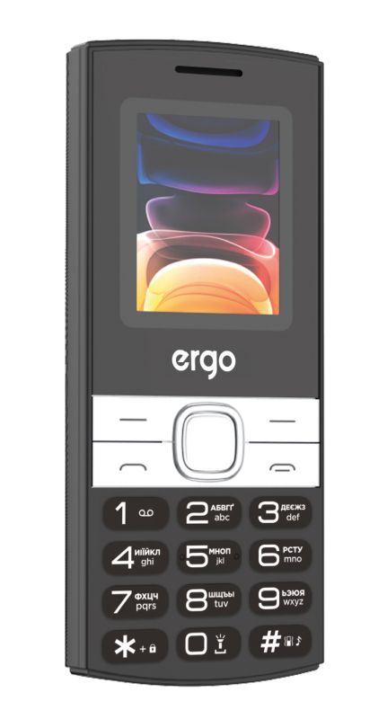 Мобiльний телефон Ergo B185 Dual Sim Black
