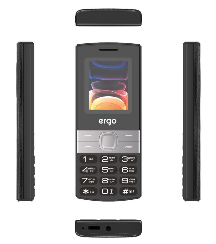 Мобiльний телефон Ergo B185 Dual Sim Black