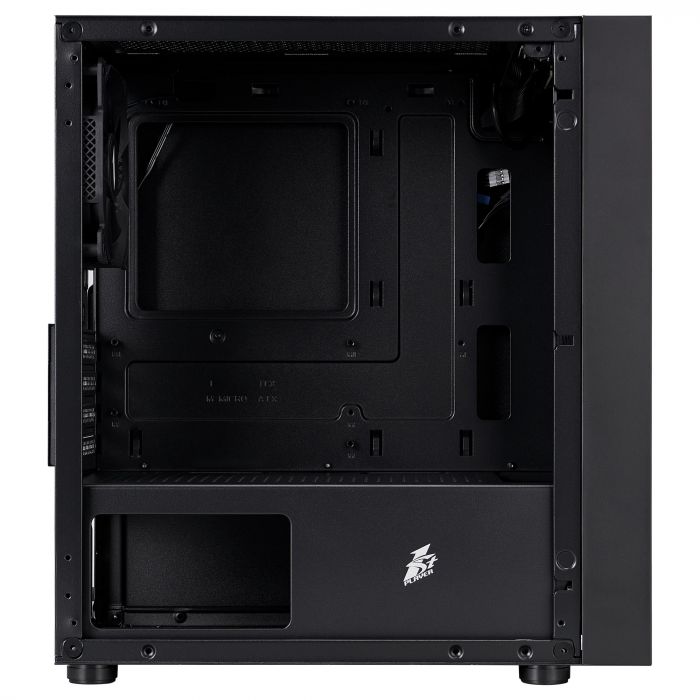 Корпус 1stPlayer B5-M-BK-3F Black без БЖ
