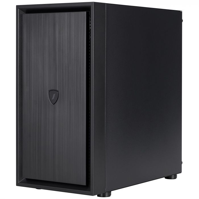 Корпус 1stPlayer B5-M-BK-3F Black без БЖ