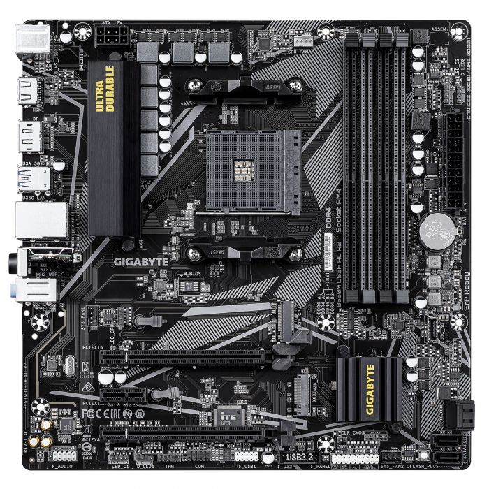 Материнська плата Gigabyte B550M DS3H AC R2 Socket AM4