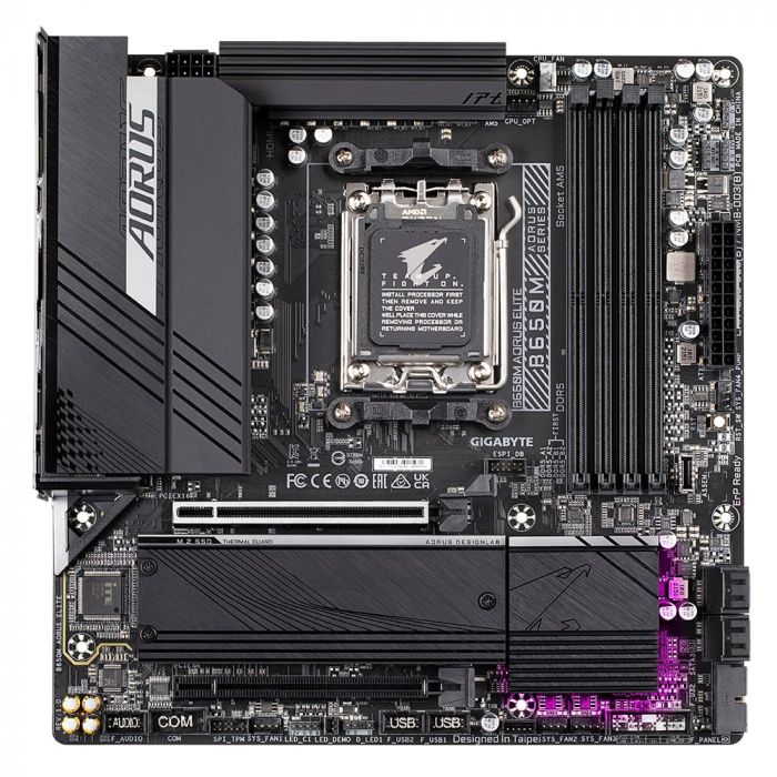 Материнська плата Gigabyte B650M Aorus Elite Socket AM5