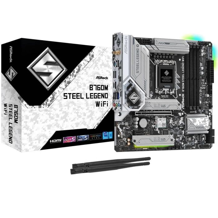 Материнська плата ASRock B760M Steel Legend WiFi Socket 1700
