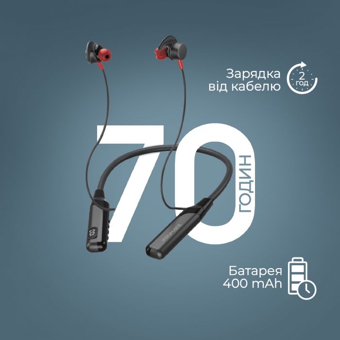 Bluetooth-гарнітура Promate Blend Black