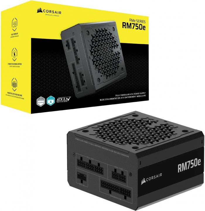Блок живлення Corsair RM750e ATX 3.1 (CP-9020295-EU) 750W