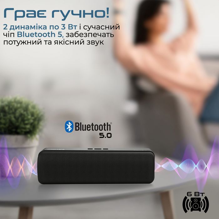 Акустична система Promate Capsule-2 6W Black