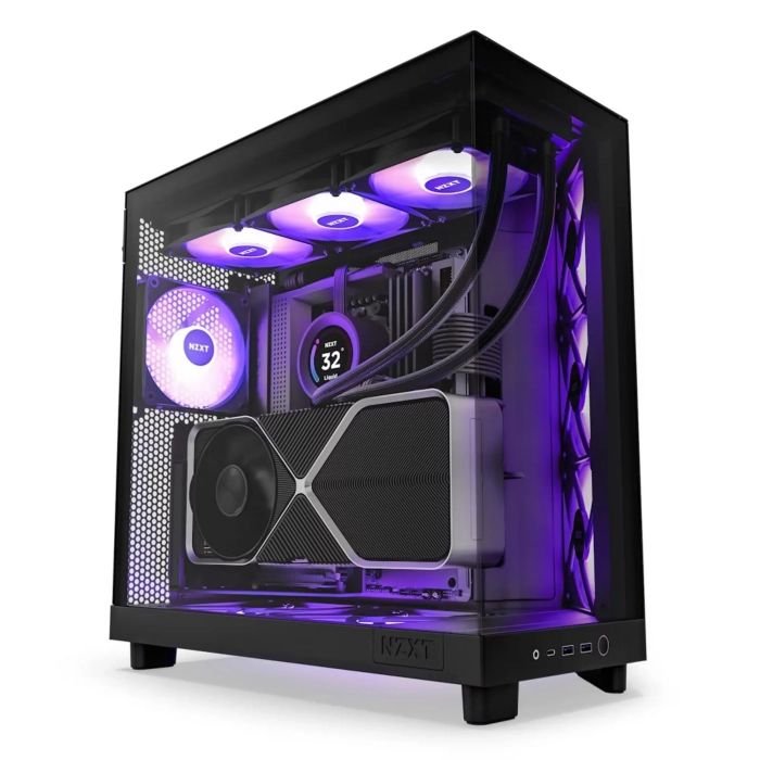 Корпус NZXT H6 Flow RGB Black (CC-H61FB-R1) без БЖ