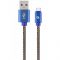 Кабель Cablexpert USB - USB Type-C V 2.0 (M/M), 2 м, синій (CC-USB2J-AMCM-2M-BL)