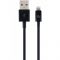 Кабель Cablexpert USB - Lightning (M/M), преміум, 2 м, чорний (CC-USB2P-AMLM-2M)