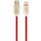 Кабель Cablexpert USB - USB Type-C V 2.0 (M/M), 2.1 А, преміум, 1 м, червоний (CC-USB2R-AMCM-1M-R) 