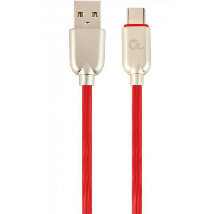 Кабель Cablexpert USB - USB Type-C V 2.0 (M/M), преміум, 2 м, червоний (CC-USB2R-AMCM-2M-R)
