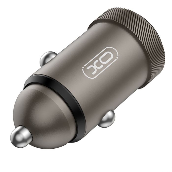 Автомобільний зарядний пристрій XO CC70 (USB-C, 3A) 30W Black