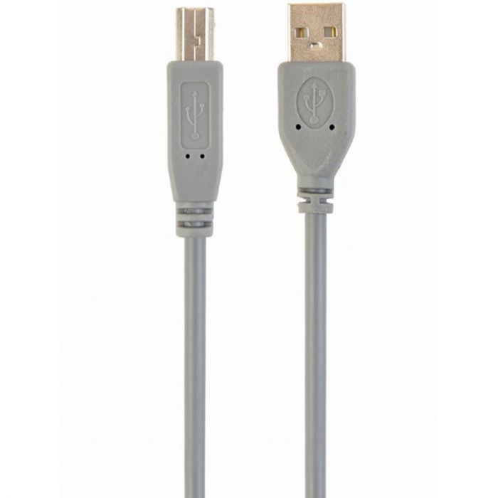Кабель Cablexpert USB - USB Type-B V 2.0 (M/M), 1.8 м, сірий (CCP-USB2-AMBM-6G)