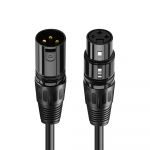 Мікрофонний кабель Cabletime PRO XLR 3P XLR Male to Female 3м Black (CF24N)