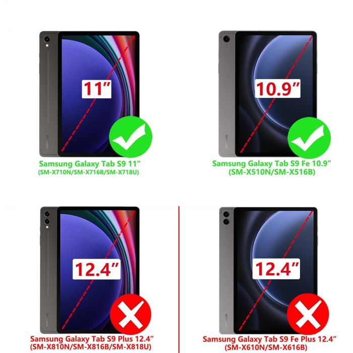 Чохол-книжка BeCover Flexible TPU Mate для Samsung Galaxy Tab S9 (SM-X710/SM-X716)/S9 FE (SM-X510/SM-X516B) Graffiti (712534)