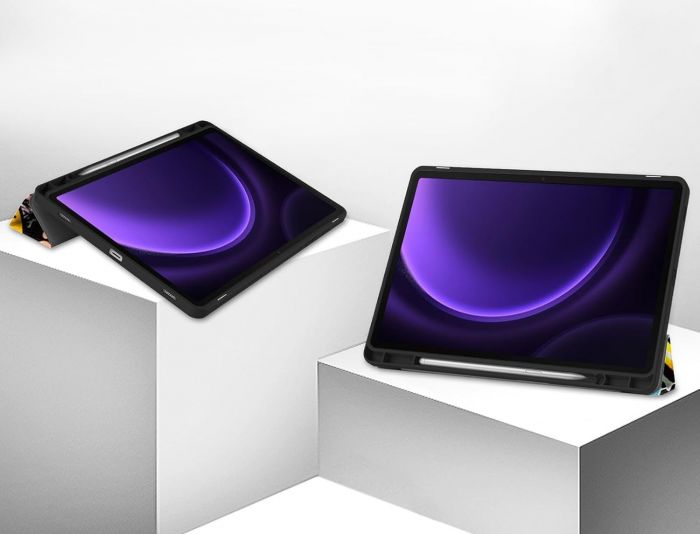 Чохол-книжка BeCover Flexible TPU Mate для Samsung Galaxy Tab S9 (SM-X710/SM-X716)/S9 FE (SM-X510/SM-X516B) Graffiti (712534)