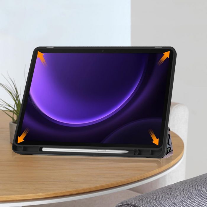 Чохол-книжка BeCover Flexible TPU Mate для Samsung Galaxy Tab S9 (SM-X710/SM-X716)/S9 FE (SM-X510/SM-X516B) Graffiti (712534)