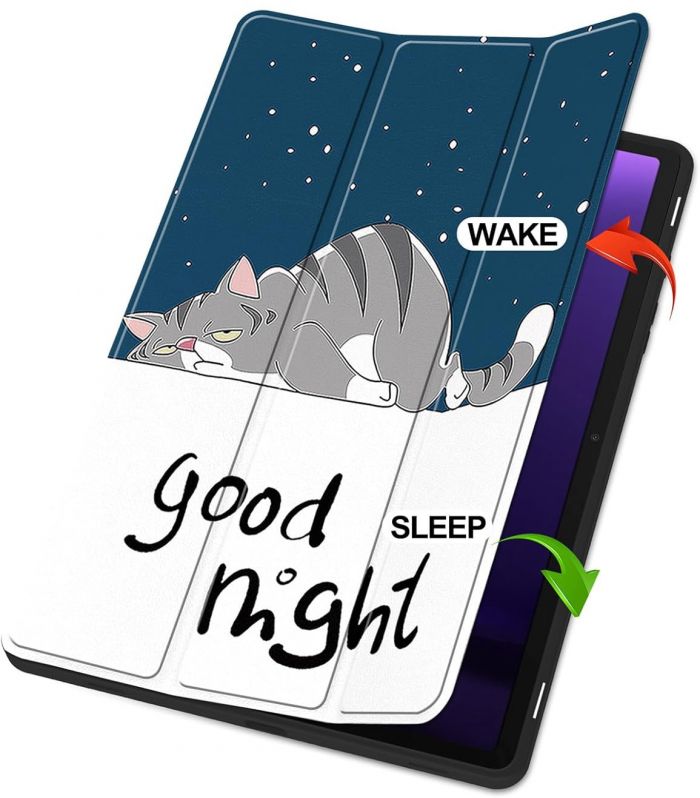 Чохол-книжка BeCover Flexible TPU Mate для Samsung Galaxy Tab S9 (SM-X710/SM-X716)/S9 FE (SM-X510/SM-X516B) Good Night (712535)