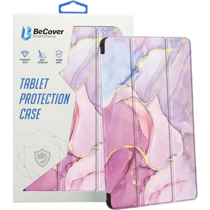 Чохол-книжка BeCover Soft Edge TPU для Xiaomi Redmi Pad SE 8.7 Pink Marble (712576)