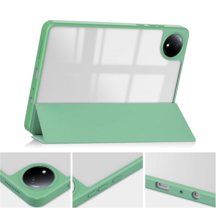 Чохол-книжка BeCover Soft Edge TPU для Xiaomi Redmi Pad SE 8.7 Green (712567)