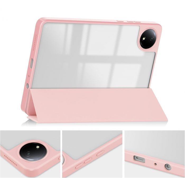 Чохол-книжка BeCover Soft Edge TPU для Xiaomi Redmi Pad SE 8.7 Pink (712570)