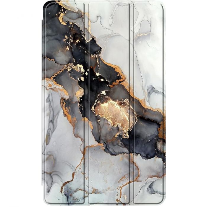Чохол-книжка BeCover Soft Edge TPU для Xiaomi Redmi Pad SE 8.7 Gray Marble (712575)