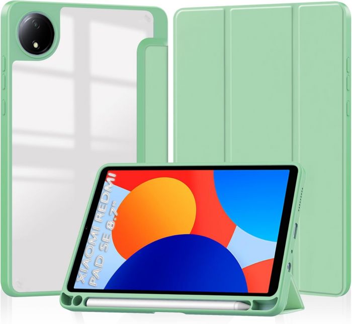 Чохол-книжка BeCover Soft Edge TPU для Xiaomi Redmi Pad SE 8.7 Green (712567)