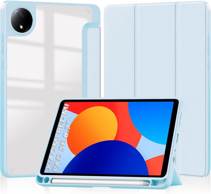 Чохол-книжка BeCover Soft Edge TPU для Xiaomi Redmi Pad SE 8.7 Light Blue (712569)