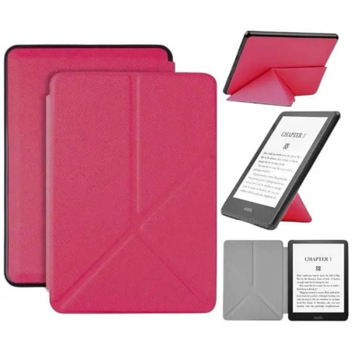 Чохол-книжка BeCover Ultra Slim Origami для Amazon Kindle Paperwhite 11th Gen. 2021 Hot Pink (711057)