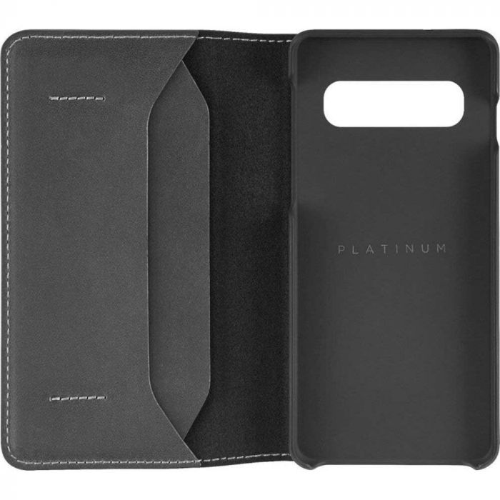 Чохол-книжка Platinum Leather Wallet для Samsung Galaxy S10 SM-G973 Black (PT-MGS10LWFB)