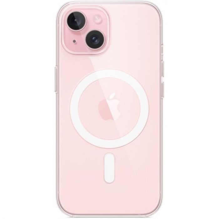Чохол-накладка Apple Clear Case with MagSafe для Apple iPhone 15 Clear (MT203)