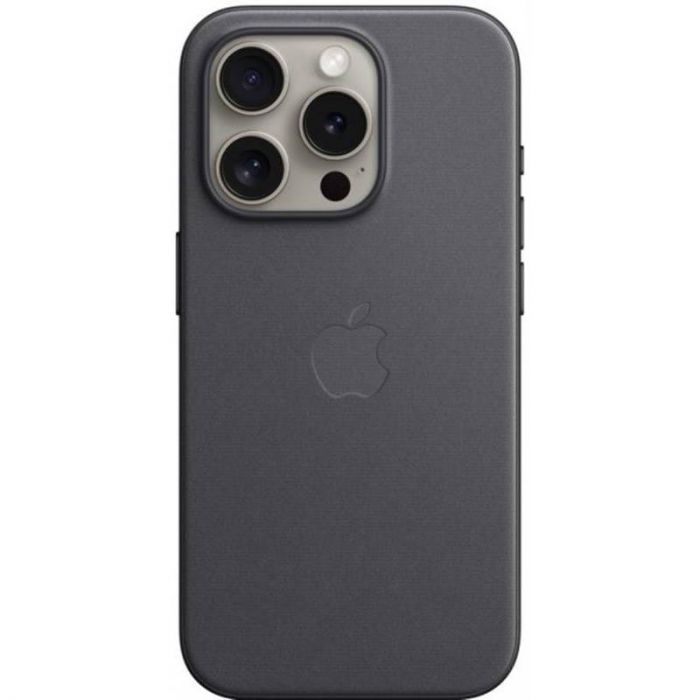Чохол-накладка Apple FineWoven Case with MagSafe для Apple iPhone 15 Pro Black (MT4H3)