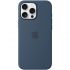 Чохол-накладка Apple Silicone Case with MagSafe для Apple iPhone 16 Pro Max Denim (MYYU3)