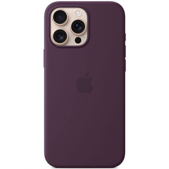 Чохол-накладка Apple Silicone Case with MagSafe для Apple iPhone 16 Pro Max Plum (MYYW3)
