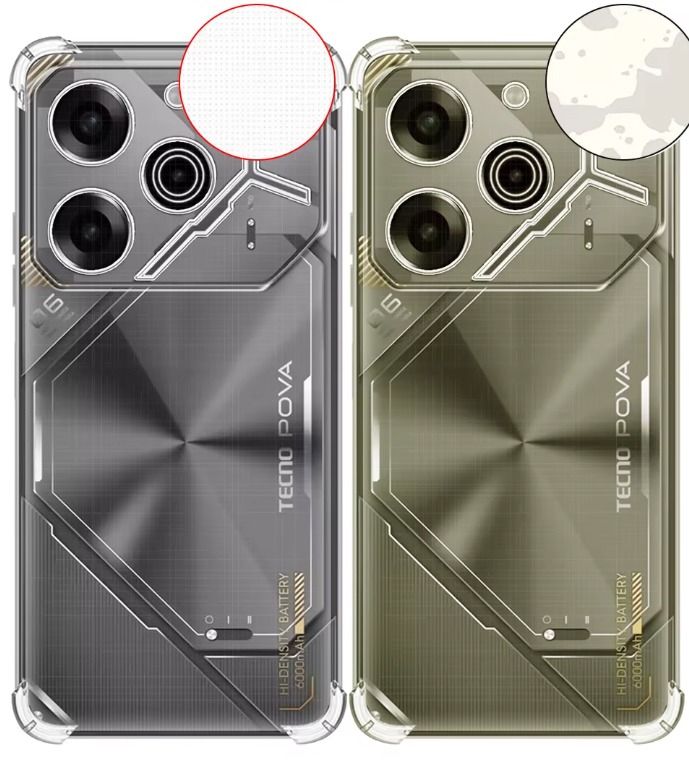 Чохол-накладка BeCover Anti-Shock для Tecno Pova 6 (LI7) Clear (712784)