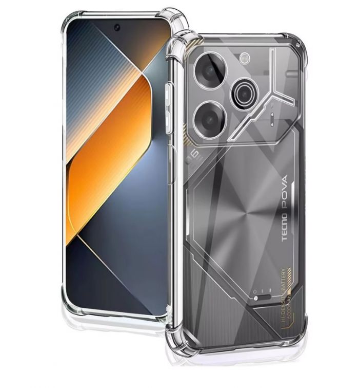 Чохол-накладка BeCover Anti-Shock для Tecno Pova 6 (LI7) Clear (712784)