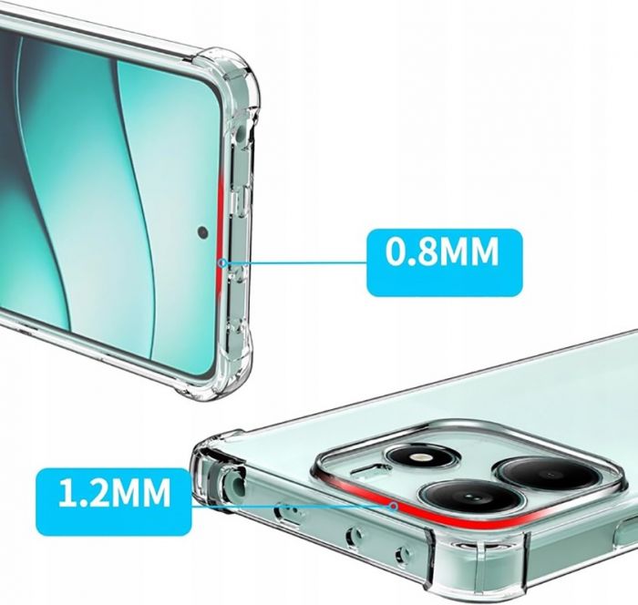 Чохол-накладка BeCover Anti-Shock для Xiaomi Redmi Note 14 5G Clear (712786)