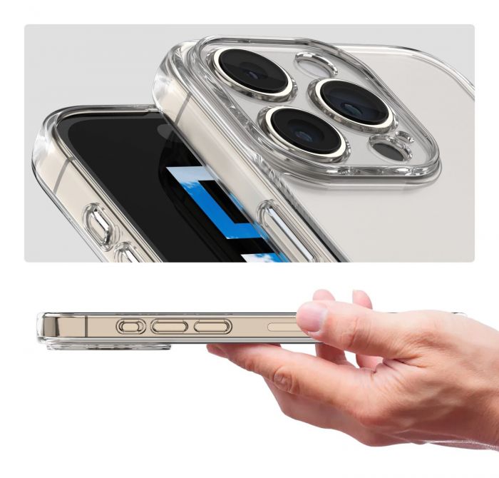 Чохол-накладка BeCover для Apple iPhone 16 Pro Transparancy (712279)